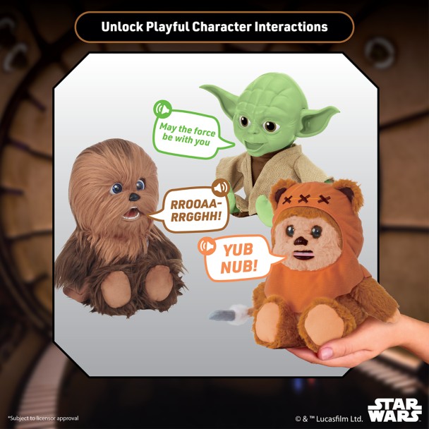 Chewbacca Plush Palm Puppetronic Interactive Talking Action Figure - Star Wars