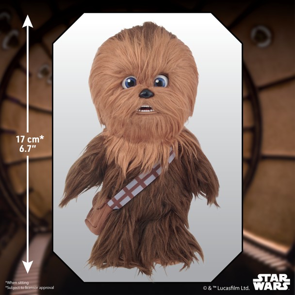 Chewbacca Plush Palm Puppetronic Interactive Talking Action Figure - Star Wars