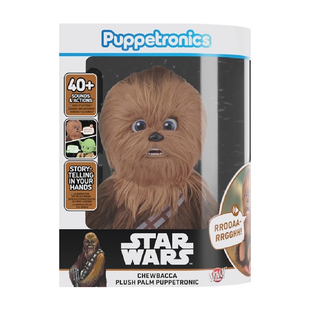 Chewbacca Plush Palm Puppetronic Interactive Talking Action Figure - Star Wars