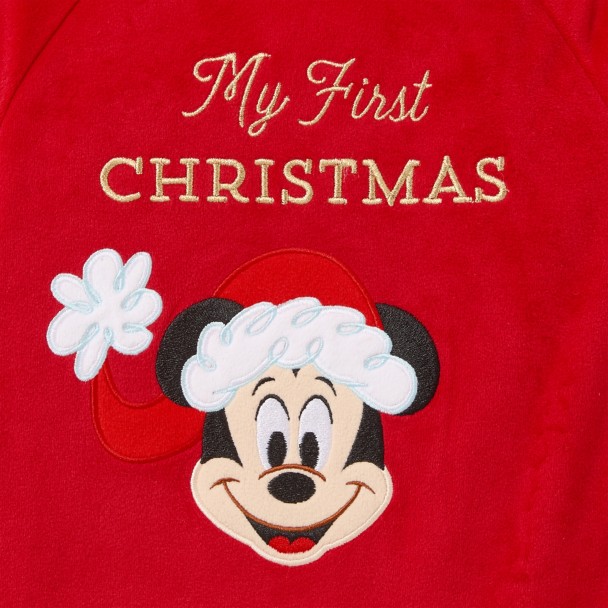 Mickey Mouse ''My First Christmas'' Sleeper for Baby