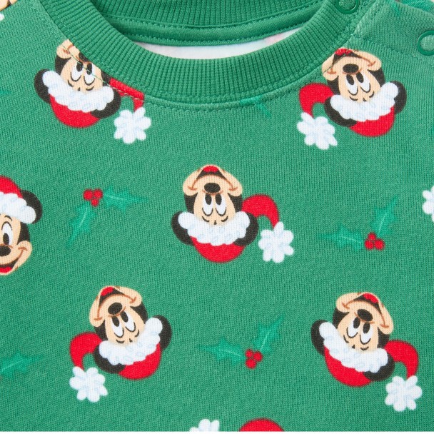 Santa Mickey Mouse Top and Pants Set for Baby