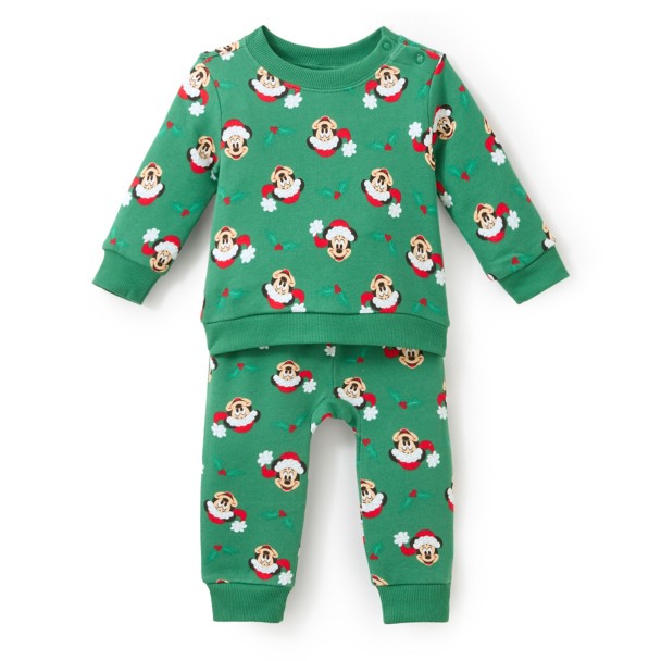 Santa Mickey Mouse Top and Pants Set for Baby Santa Mickey Mouse Top and Pants Set for Baby