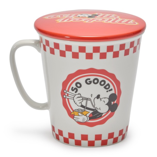 Mickey Mouse Noodle Mug with Lid