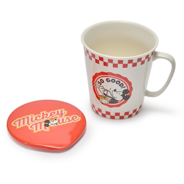 Mickey Mouse Noodle Mug with Lid