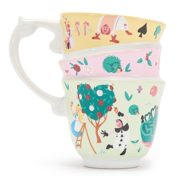 Alice in Wonderland Stacked Teacups Mug
