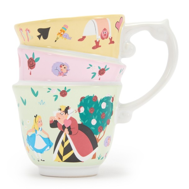 Alice in Wonderland Stacked Teacups Mug Alice in Wonderland Stacked Teacups Mug