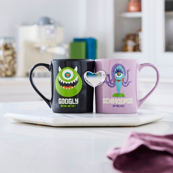 Mike Wazowski and Celia Mae Couple Mug Set - Monsters Inc.