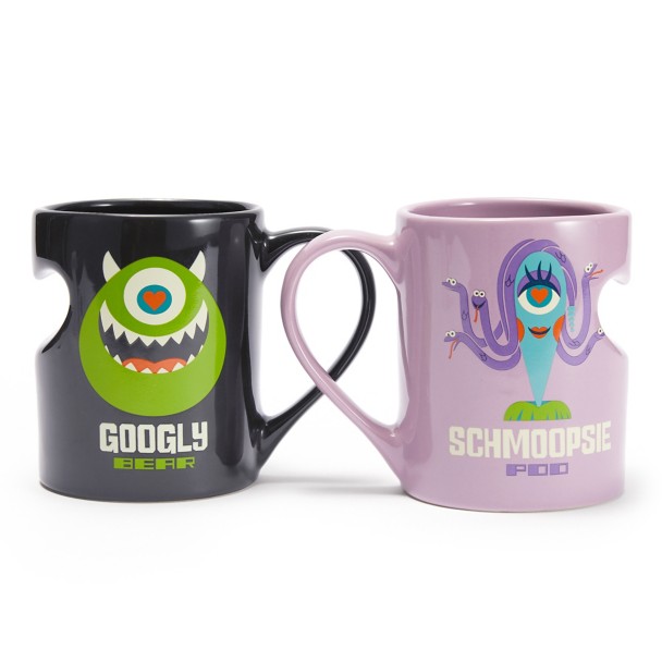 Mike Wazowski and Celia Mae Couple Mug Set - Monsters Inc.