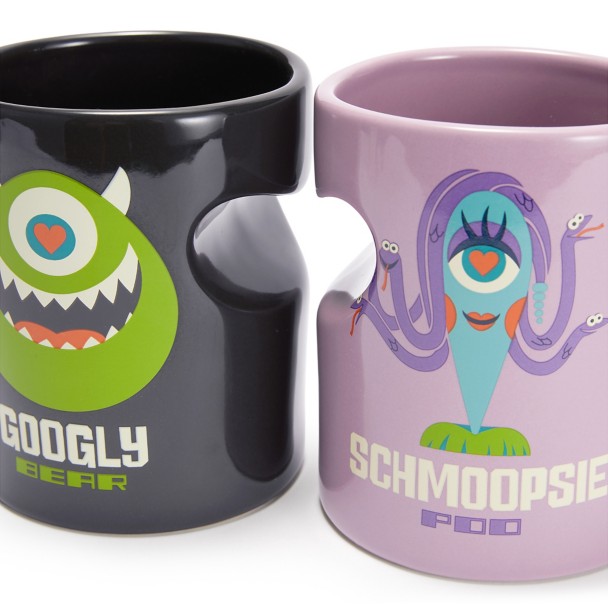 Mike Wazowski and Celia Mae Couple Mug Set - Monsters Inc.