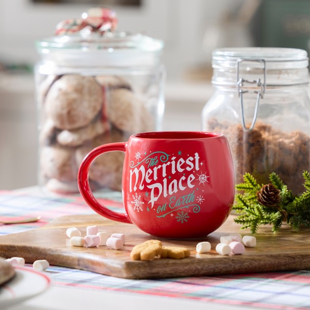Santa Mickey Mouse ''The Merriest Place on Earth'' Mug