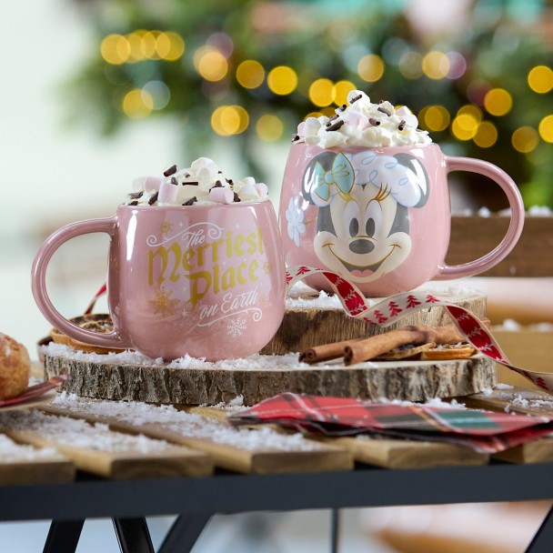 Santa Minnie Mouse ''The Merriest Place on Earth'' Mug