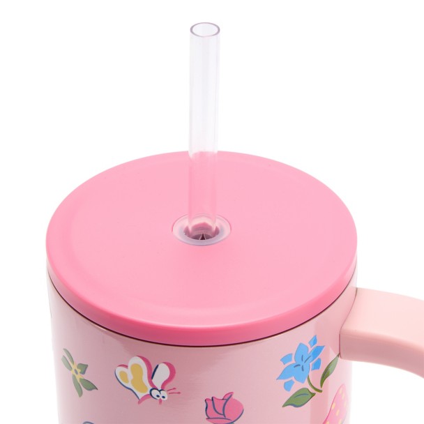 Alice in Wonderland Stainless Steel 40 oz. Tumbler with Straw