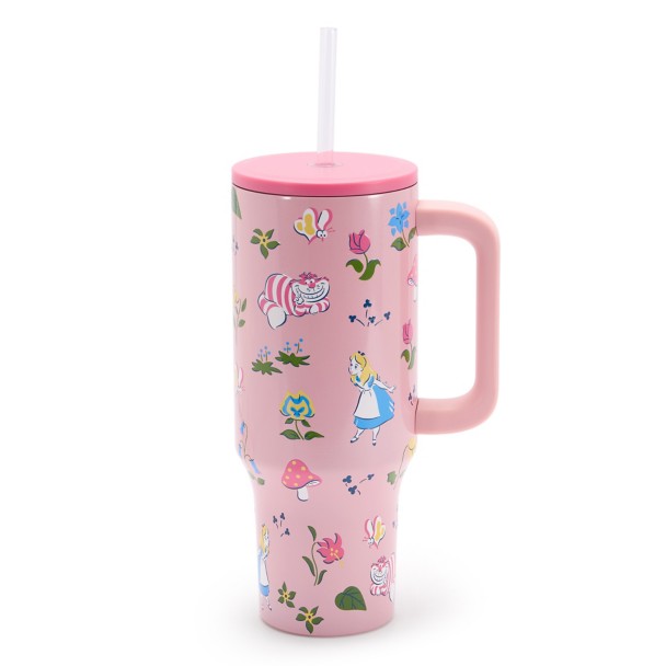 Alice in Wonderland Stainless Steel 40 oz. Tumbler with Straw Alice in Wonderland Stainless Steel 40 oz. Tumbler with Straw