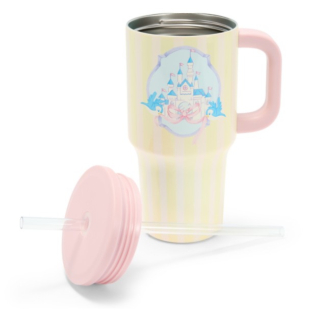 Fantasyland Castle Stainless Steel 20 oz. Tumbler with Straw