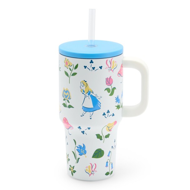 Alice in Wonderland Stainless Steel 20 oz. Tumbler with Straw Alice in Wonderland Stainless Steel 20 oz. Tumbler with Straw