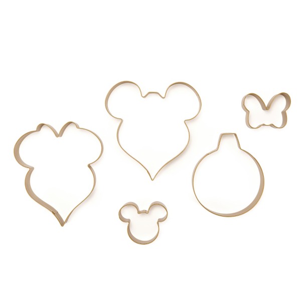 Mickey and Minnie Mouse Holiday Ornament Cookie Cutter Set Mickey and Minnie Mouse Holiday Ornament Cookie Cutter Set