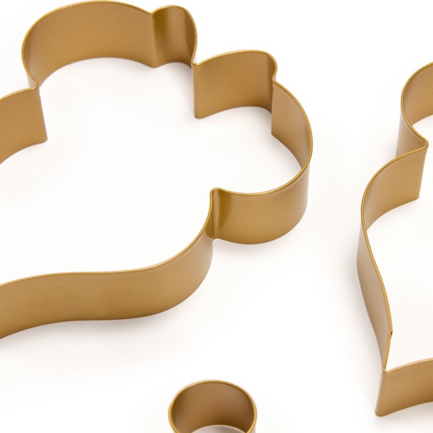 Mickey and Minnie Mouse Holiday Ornament Cookie Cutter Set