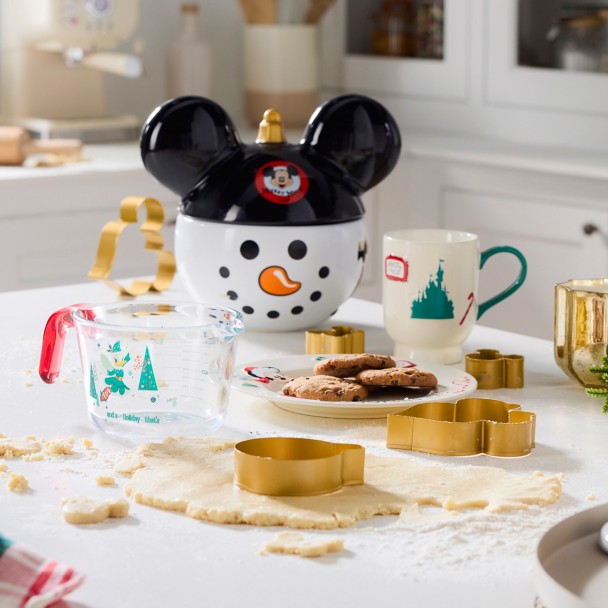 Mickey Mouse Club Snowman Ornament Cookie Jar