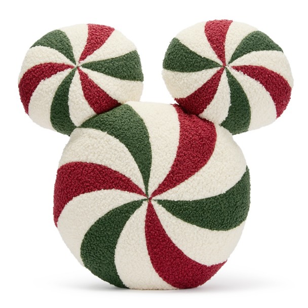 Mickey Mouse Icon Peppermint Swirl Throw Pillow Mickey Mouse Icon Peppermint Swirl Throw Pillow