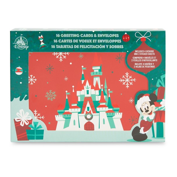 Mickey Mouse and Friends Christmas Cards and Envelopes Set