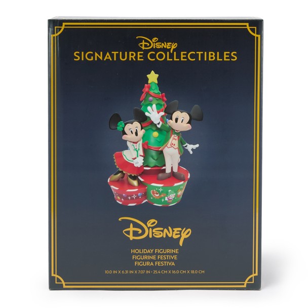 Mickey and Minnie Mouse Holiday Figure by Tate Yotter - Disney Designer Showcase
