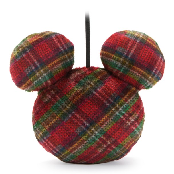 Mickey Mouse Icon Plaid Plush Ornament Mickey Mouse Icon Plaid Plush Ornament