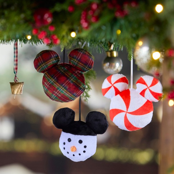 Mickey Mouse Icon Snowman Plush Ornament