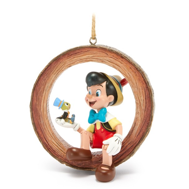 Pinocchio and Jiminy Cricket Figural Ornament Pinocchio and Jiminy Cricket Figural Ornament