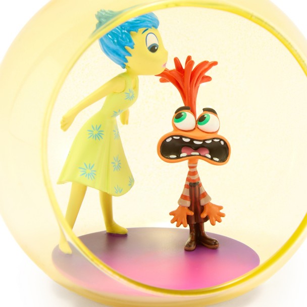 Joy and Anxiety Glass Globe Sketchbook Ornament - Inside Out 2