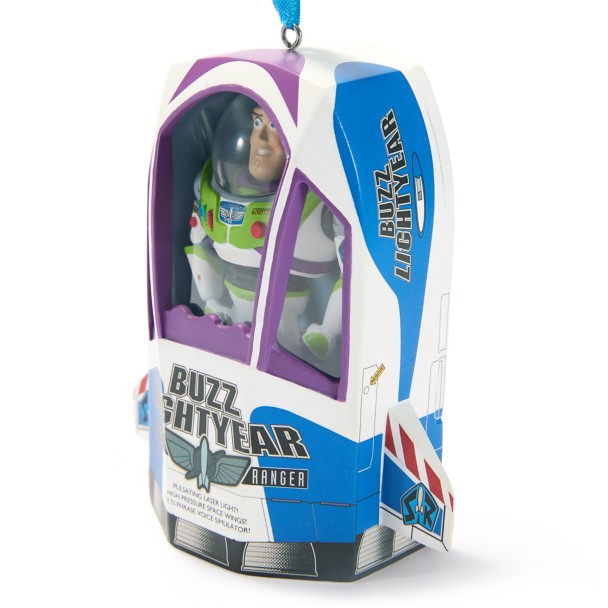 Buzz Lightyear Talking Living Magic Sketchbook Ornament - Toy Story
