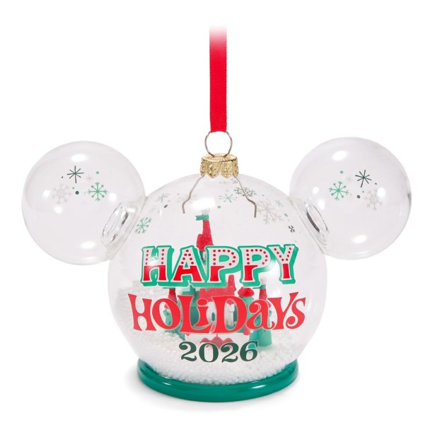 Santa Mickey Mouse Ornament