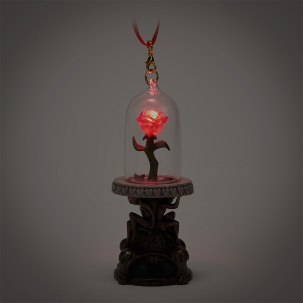 Enchanted Rose Light-Up Living Magic Sketchbook Ornament - Beauty and the Beast