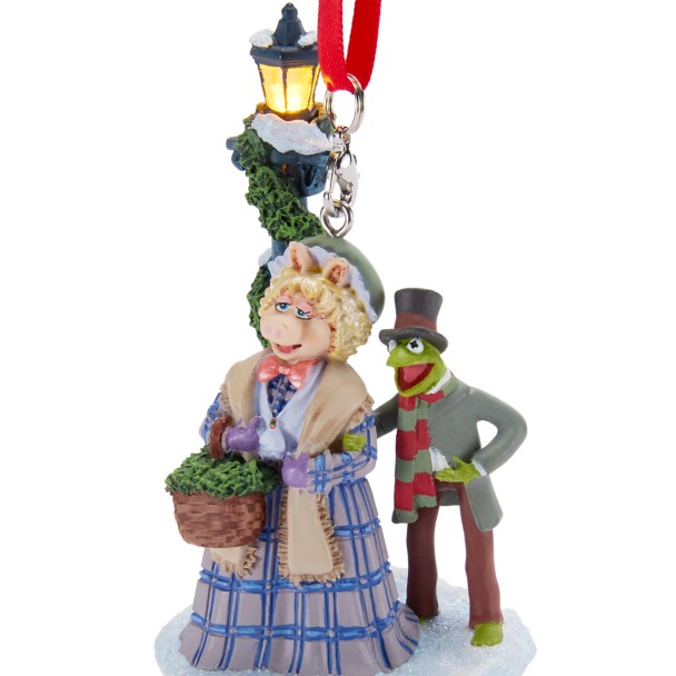 Kermit and Miss Piggy Light-Up Living Magic Sketchbook Ornament - The Muppet Christmas Carol