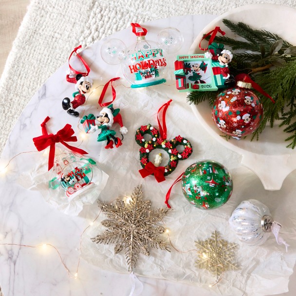 Mickey Mouse Icon Holiday Wreath Ornament