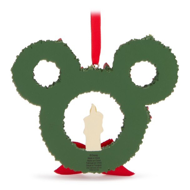 Mickey Mouse Icon Holiday Wreath Ornament