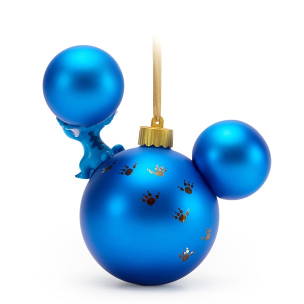 Stitch on Mickey Mouse Icon Ball Ornament - Lilo & Stitch