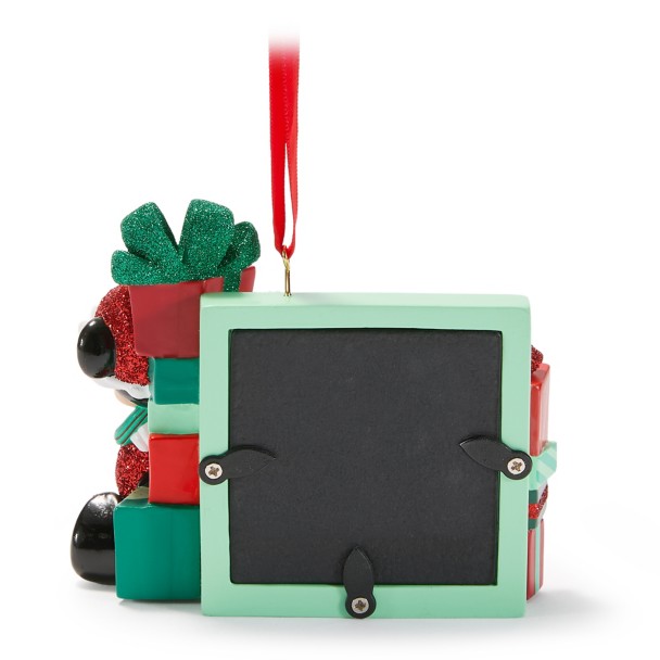 Santa Mickey Mouse 2026 Photo Frame Ornament - 2 1/4'' x 2 1/4''