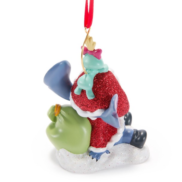 Santa Stitch with Scrump Figural Ornament - Lilo & Stitch