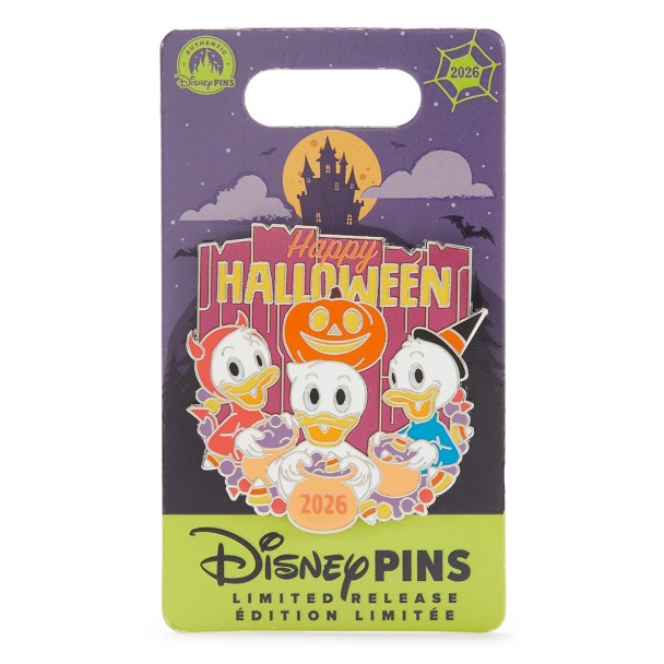 Huey Dewey and Louie Pin ''Happy Halloween 2026'' - Trick or Treat - Limited Release