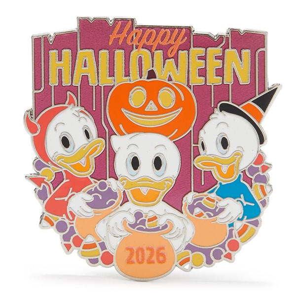 Huey Dewey and Louie Pin ”Happy Halloween 2026” – Trick or Treat – Limited Release