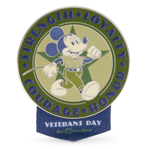 Mickey Mouse Veteran’s Day 2026 Pin – Walt Disney World – Limited Release