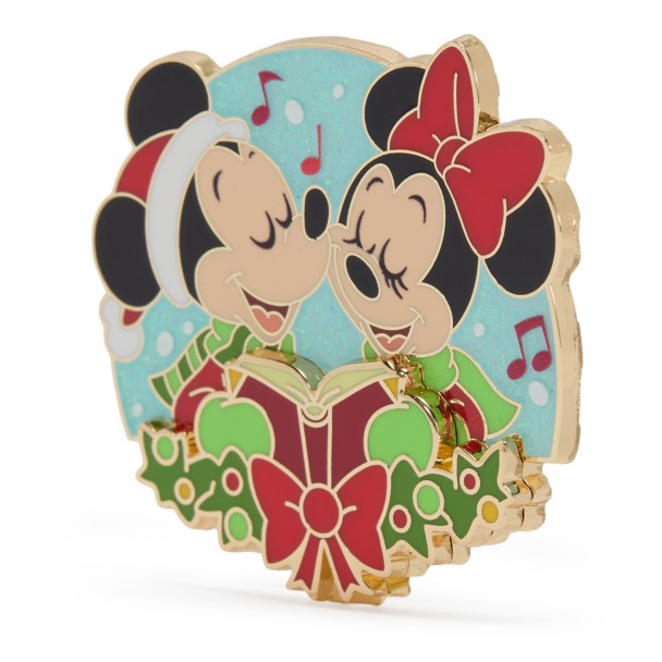 Mickey and Minnie Mouse Holiday Pin - Disney Magical Melodies - Limited Edition