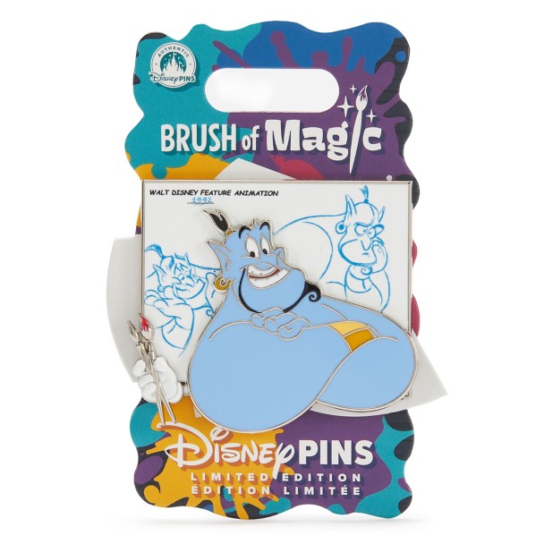 Genie Pin - Aladdin - Brush of Magic - Limited Edition