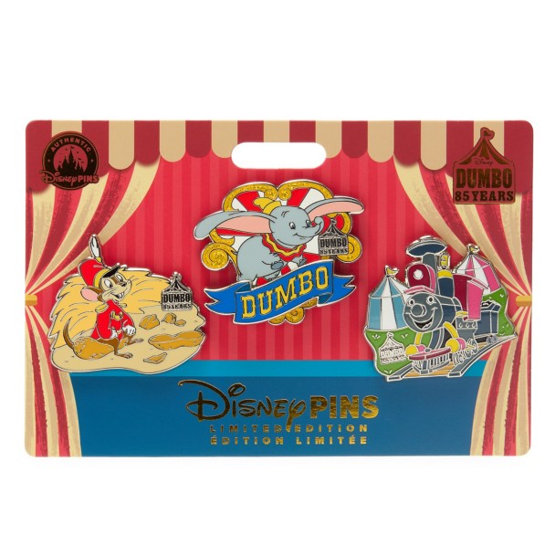Dumbo 85th Anniversary Pin Set - 3-Pc. - Limited Edition