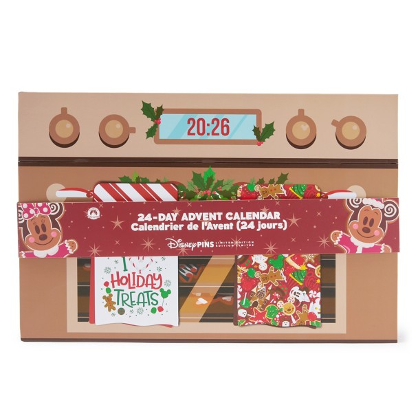 Disney Christmas Cookies 24-Day Advent Calendar Mystery Pin Set 2026 - Limited Edition
