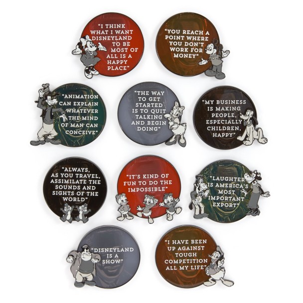 Walt Disney Quotes Mystery Pin Blind Pack – 2-Pc. – Limited Release
