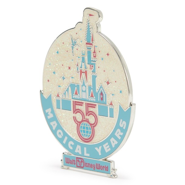 Cinderella Castle with Tinker Bell Pin - Walt Disney World 55th Anniversary - Limited Release