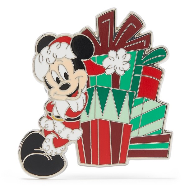 Santa Mickey Mouse Holiday Pin Santa Mickey Mouse Holiday Pin