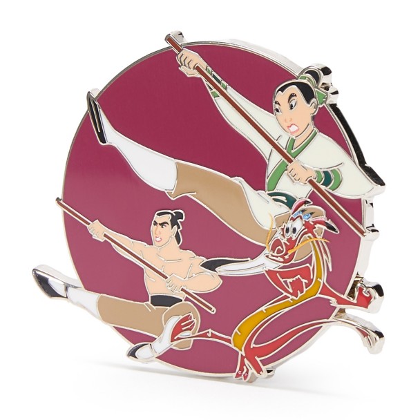 Mulan Li Shang and Mushu Pin