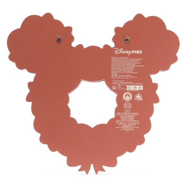 Mickey Mouse Icon Wreath Pin Collector's Cork Board with Pluto and Fifi Pin - Disney Magical Melodies - Limited Edition